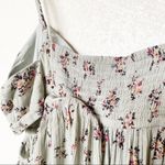 American Eagle Floral Print Cut Out Side Tank Size Medium Photo 8