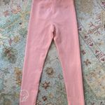 Ivory Ella  Pink Elephant Logo Leggings Size Medium 7/8 Length 27.5" Inseam Photo 3