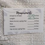 Tammy Tangs White Tweed Frayed Trim Button Front Jacket Long Sleeve Size M Size M Photo 10