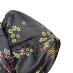 Urban Outfitters  Mikayla Floral Midi Dress Cat Print‎ Satin Black Size Small Photo 13