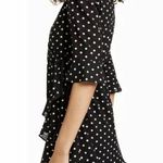 Q+A Los Angeles Womens Black Polka Dot Mini Tulip Dress, XL Photo 1