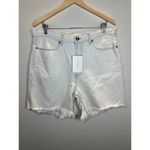 The Great  Women's Size 30 White The Easy Cut Off Shorts NWT Photo 1
