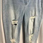 Guess  Jeans Distressed Lighy Blue Size 32 Womens Skinny Photo 4