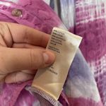 Pilcro and the Letterpress Anthropologie  Pink Purple Tie Dye Button Down Size S Photo 8