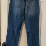 Free People Hidden Dark Wash Ripped Jeans Photo 3