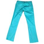DL1961 Turquoise Straight Leg Jeans Stretch Denim Summer Casual Photo 1