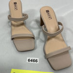 Womans NWOT Idifu Strappy Slipon Slide Sandals 8 Pink Block Heel Open Toe Photo 0