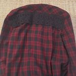 Sam Edelman  Patch Embellished Plaid Shirt Small Photo 5