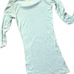 American Eagle Top Womens Mint Green Boatneck Cold Shoulder Slim Stretch Size M Size M Photo 0