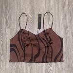 House of Harlow 1960 Brown Swirl Tank Top Photo 0