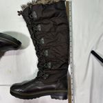 ALDO Tall Winter Snow Duck Boots Faux Fur Lining Lace-Up Womens 37 (US 6.5) Photo 8