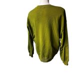 Daydreamer  Johnny Cash Sunday Morning Oversized Crew in Olive Green, Sz S Photo 4