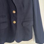 J.Crew Schoolboy Blazer Navy Blue Size 0 Preppy Academia Classic Staple Capsule Photo 7