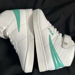 FILA  White High-Top Sneakers with Colorful Details Photo 2