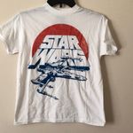 Star Wars UNISEX Retro Max Engine  X wing T-shirt Juniors XS  white cotton NWOT Photo 1