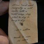 Raquel Allegra Black Gauze Poet Button Photo 10