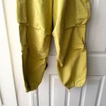 PacSun NWT Jayde Balloon Cargo Yellow Baggy Pants Waist 24 New With Canvas Belt Photo 13