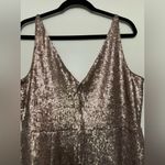 Lulus Champagne Bronze Sequin Dress - Size XL hoco prom Photo 2