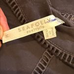 Seafolly  Womens Black Crochet Trim mini kaftan Medium Photo 6