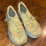 Hoka One One light green athletic running 10 sneakers Photo 0