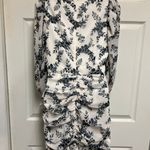 In The Style Lorna Luxe Mini Wrap Mono Floral Print Dress Photo 7