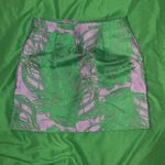 H&M Iris Apfel x  Green and Purple Women's Limited Edition Skirt size 4 Photo 4
