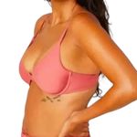ANDIE NWT  Swim Pink Punch Sicily Bikini Swimsuit Top Size Large Photo 1