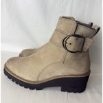 Paul Green  Halo Boots Tan Nubuck Leather Women’s Size 5.5 Ankle Zip Photo 1