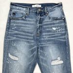KanCan USA KanCan Distressed High Rise Mom Jeans  Photo 2