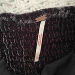 Free People Marie Velvet Open Back Top | Black Photo 1