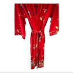 Vintage David Brown California Red Floral‎ Robe Size undefined Photo 2