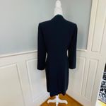 Kasper Vintage  for A.S.L. Classic Coat Dress Navy Forest Green 8 Petite Photo 6