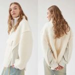 BDG Urban Outfitters  Kas Sherpa Pieced Oversized Sweatshirt XS Photo 5
