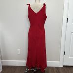 Jonathan Martin Vtg Y2K Sz 10 Dress Maxi Goth Grunge Vampy Mesh Red Empire Fairy Princess Beaded Photo 5