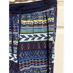 Style & Co 023-019 Women boho style lounge pants size L Large Blue Drawstring Sleep Pj Photo 2