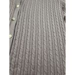 Brooks Brothers 346 Silk Cashmere Cable Knit Cardigan Sweater Womens M Photo 6