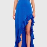 Amanda Uprichard BRAND NEW Cobalt Blue Maxi Dress Photo 0