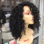 Black Curly Lacefront wig big hair don’t care 2020 Photo 6