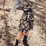 Gap black flower dress Photo 0