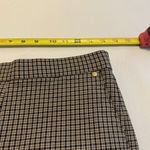 Anne Klein  Womens Brown Plaid Straight Leg Dress Work Trousers Dress Pant Sz S # Photo 8