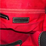 Dooney & Bourke vintage pebbled leather classic black bucket style bag Photo 10