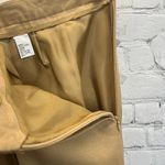 Talbots  Petite Wool Pants Tan Size 16 Cuffed Hem Flat Front Belted Pockets Lined Photo 8