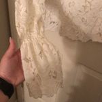 Pointelle white lace top Medium/Large Photo 4