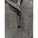 Larry Levine  Women's Sz 10P Long-Sleeve Button-Up Plaid Suit Jacket Career Work Photo 3