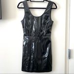 ‎JOVONNA LONDON Faux Leather Dress Black Size 4 Photo 1