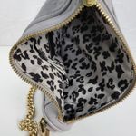 Rebecca Minkoff Rebecca Minkoff Womens Mini Mac Crossbody Bag Gray Leather Chain Strap Purse Photo 6