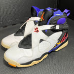 Nike Air Jordan 8 Retro Three-Peat 305368-142 White Black Concord Infrared 7Y Photo 0