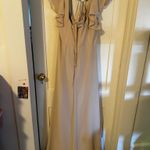 Azazie  Champagne Floor-Length Dress Photo 4