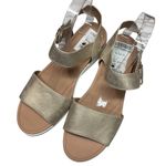 Dr. Scholl's Women's Time Off Sky Gold Smooth Wedge Casual Sandals Size 8.5 NWT Photo 4