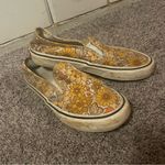 Vans  Yellow and Orange Floral Slip-Ons Photo 1